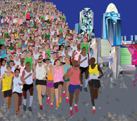 Not Racing, Running Together by Jake Gerth